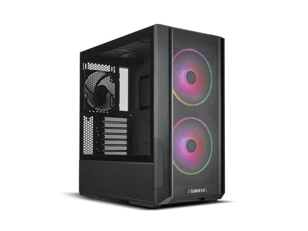 Lian Li LANCOOL 216R-X, Midi Tower, PC, Svart, ATX, EATX, micro ATX, Mini-ITX, Stål, Härdat glas, Multi