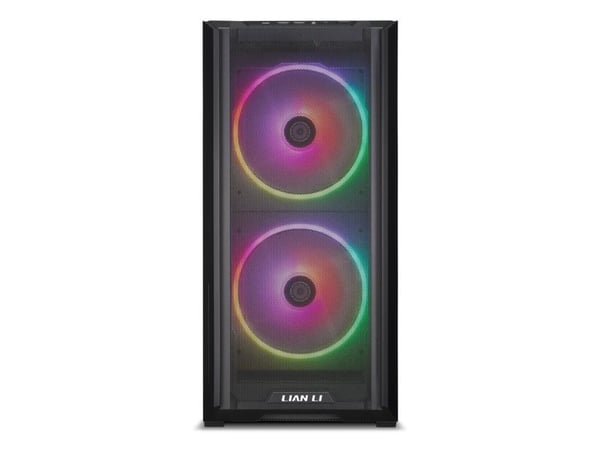 Lian Li LANCOOL 216R-X, Midi Tower, PC, Sort, ATX, EATX, Micro ATX, Mini-ITX, Stål, Herdet glass, Multi