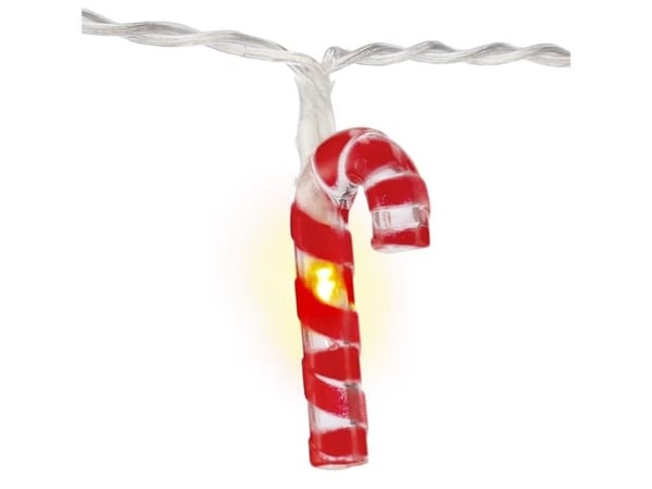Goobay 58117, Fe lys, Rød, Gjennomsiktig, Plast, Polyvinylklorid (PVC), IP20, 10 ampuller, LED