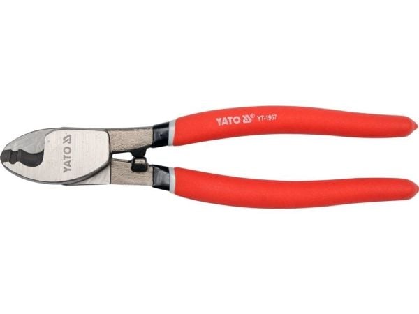 Yato YT-1967, Diagonal tang, 7 mm, 42 - 60, Kromvanadiumstål, PVC, Rød