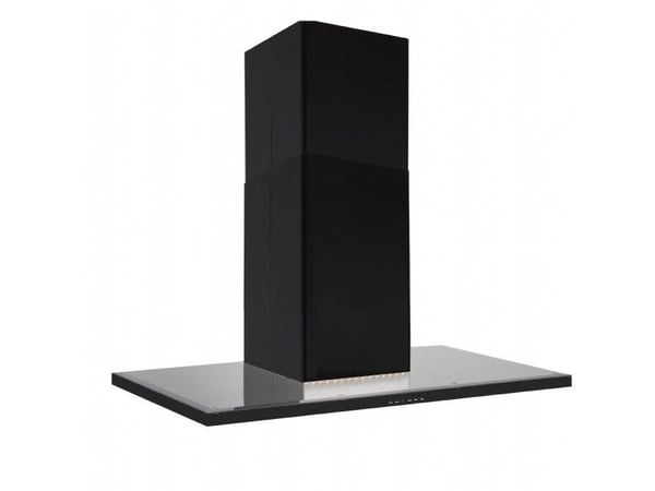 SILVERLINE Nordic Dark SL 3122-60 SR - Panser - skorsteinsflat - bredde: 59.8 cm - dybde: 50 cm - ekstraksjon og resirkulasjon (-) - svart