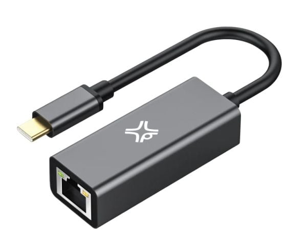 XtremeMac - Nettverksadapter - USB-C - Gigabit Ethernet - eplesølv