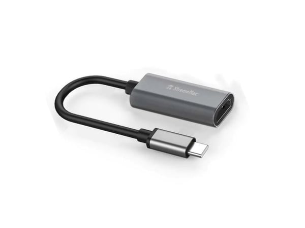 XtremeMac - Video adapter - USB-C hann til HDMI hunn - siderisk grå - 4K-støtte