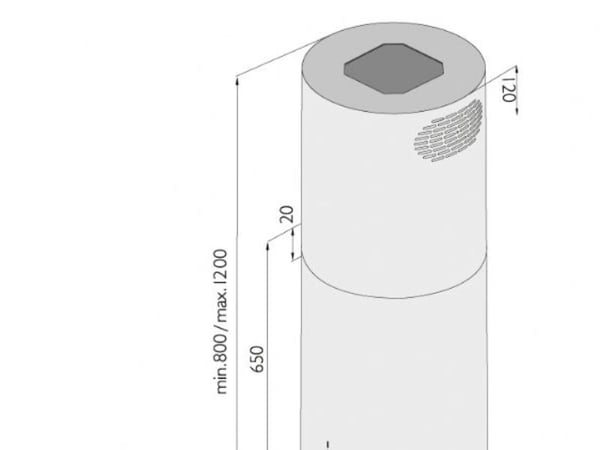 Silverline Mert Ada 40 cm, vit