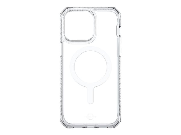 ITSKINS HYBRID_R // CLEAR - Baksidedeksel for mobiltelefon - robust - MagSafe-kompatibel - MagSafe-samsvar - 100 % resirkulert materiale - gjennoms...
