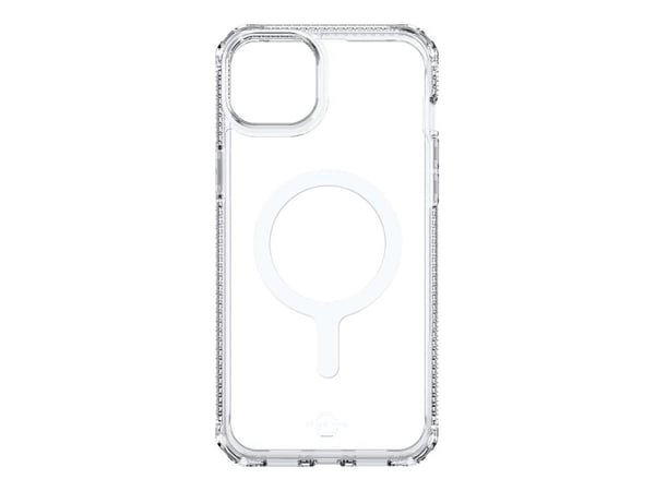 ITSKINS HYBRID_R // CLEAR - Baksidedeksel for mobiltelefon - robust - MagSafe-kompatibel - MagSafe-samsvar - 100 % resirkulert materiale - gjennoms...