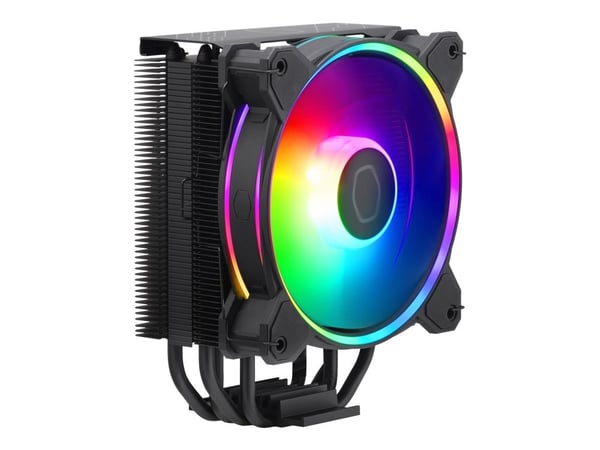 Cooler Master Hyper 212 HALO - Prosessorkjøler - (for: LGA1156, LGA1155, LGA1150, LGA1151, AM4, LGA1200, LGA1700, AM5) - aluminium - 120 mm - svart