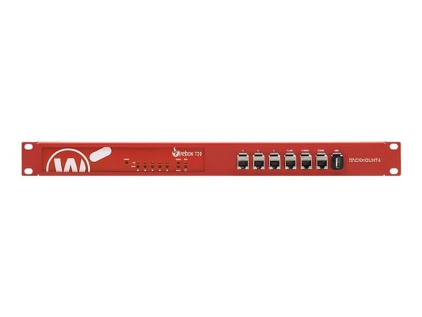 Rackmount.IT RM-WG-T6i - Monteringssett for nettverksenhet - rackmonterbar - WatchGuard Red - 1U - 19" - for WatchGuard Firebox T20, T40