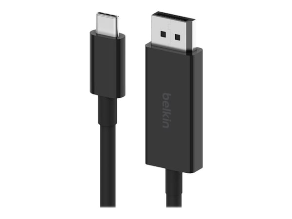 Belkin CONNECT - Adapterkabel - USB-C (hann) til DisplayPort (hann) - DisplayPort 1.4 - 2 m - 4K-støtte, 8K-støtte - svart