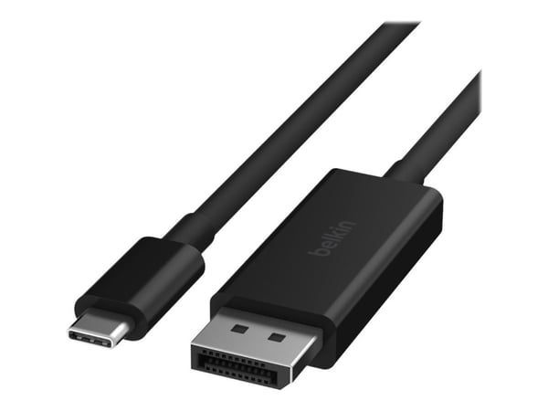Belkin CONNECT - Adapterkabel - USB-C (hann) til DisplayPort (hann) - DisplayPort 1.4 - 2 m - 4K-støtte, 8K-støtte - svart