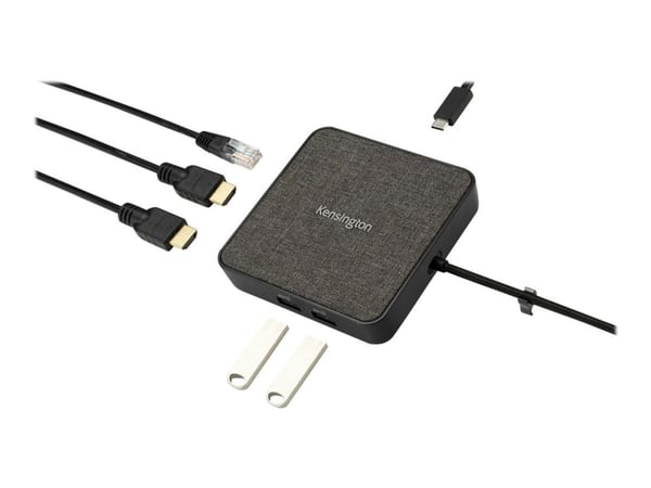 Kensington MD120U4 - Dokkingstasjon - USB-C / USB4 / Thunderbolt 3 / Thunderbolt 4 - 2 x HDMI - 1GbE, 2.5GbE