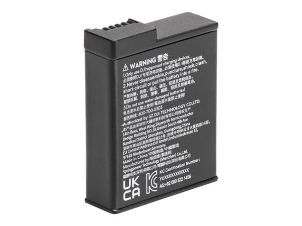 DJI - Batteri - 1770 mAh - för DJI Osmo Action 3