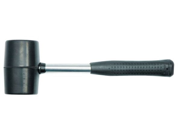 Vorel gummiklubba, stålskaft 900 g (33907)