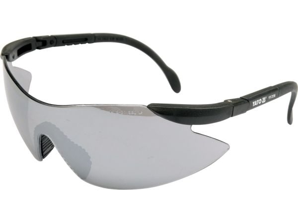 Yato YT-7376, Vernebriller, Alle kjønn, Grå, Nylon, Polykarbonat, Polybag