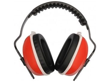 Yato YT-74621, Vuxen, Svart, Röd, ABS, Skum, Polyoximetylen (POM), Polyvinylklorid (PVC), Huvudband, 27 dB, EN 352-1:2002