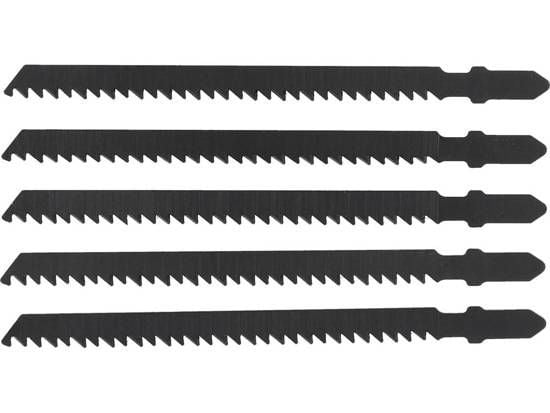 Yato YT-3409, Stikksagblad, Sponplate, Fibre board, Kryssfiner, Mykt tre, Tre, High Carbon Steel (HCS), 9 cm, 11,5 cm, 5 stykker