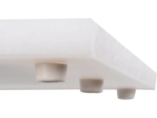 Yato YG-02160, Rektangulær, Polyethylen, Hvit, Monokromatisk, 350 mm, 250 mm
