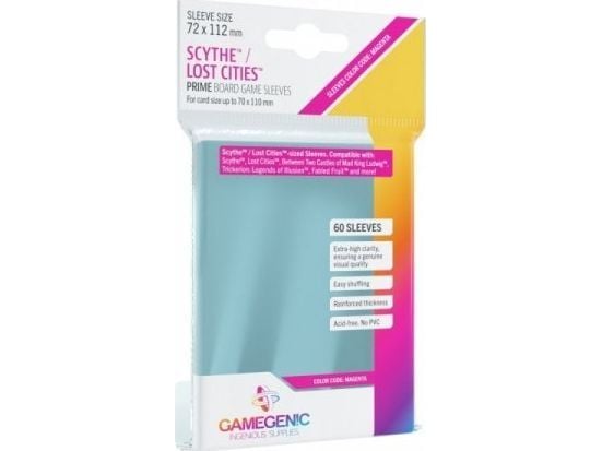 GameGenic PRIME sleeves Scythe/Lost Cities 72x112 GameGenic PRIME sleeves Scythe/Lost Cities 72x112