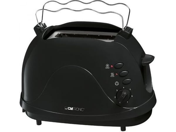 Clatronic TA 3565, 2 skiver, Svart, -, Y, CE, 700 W, 230 V