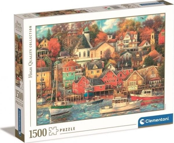 Clementoni puslespill HQC Good Time Harbor - 1500 brikker