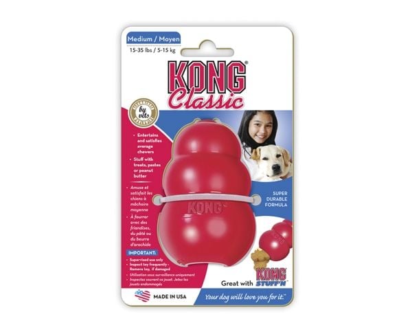 Kong Classic Aktiveringsleksak För Hund Röd M
