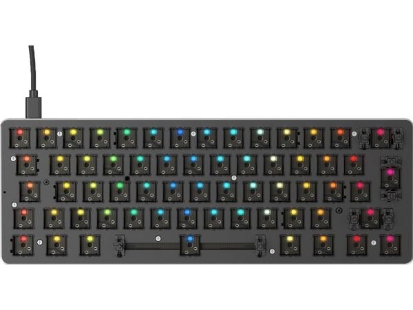 Glorious PC Gaming Race GMMK, barebone tastatur, 293 mm, 103 mm, 44 mm, Sort