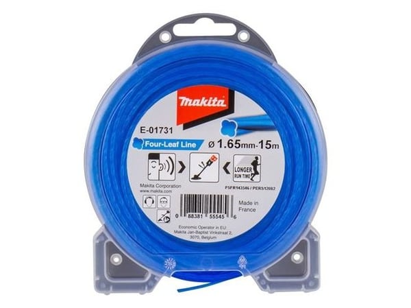 Makita - Mowing line - 1.65 mm - lengde: 15 m
