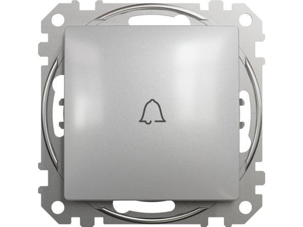 Schneider Electric Sedna design ringklockknapp silver aluminium SDD113131