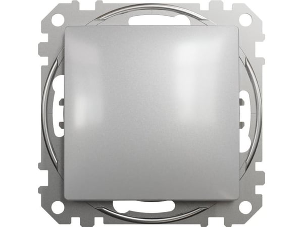 Schneider Electric, Sedna Design i Elements, Łącznik schodowy, srebrne aluminium, SDD113106