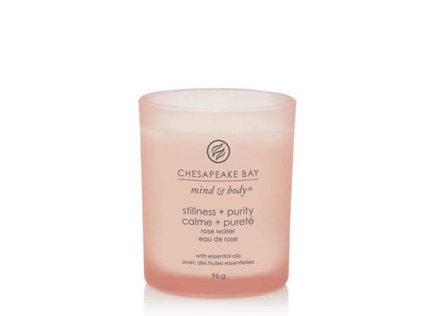 Chesapeake Bay Scented candle_ Stillness & Purity - Rose Water_ small