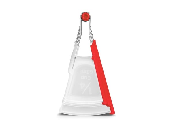 Dreamfarm - Levups Red/Clear Decilitermål