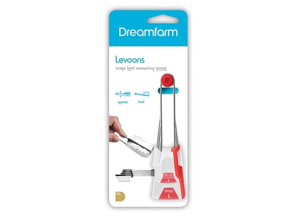 Dreamfarm - Levoons Red/Clear Måleske Dreamfarm - Levoons Red/Clear Måleske