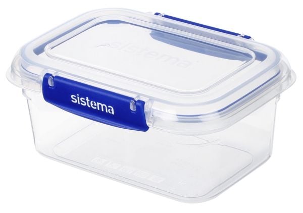 sistema matoppbevaringsbeholder KLIP IT PLUS 1 l blå
