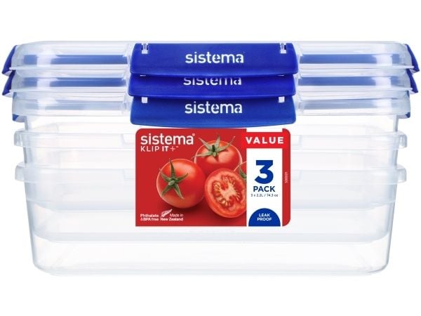 Sistema Rectangle 3-pack 2,2 L