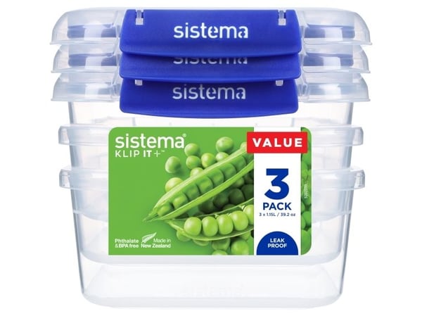 Sistema Square Klip it Plus 3-pack 1,15 ml
