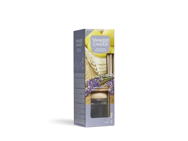 Yankee Candle Lemon Lavender, Tuoksupullo, Aromadiffuusori ruo''olla