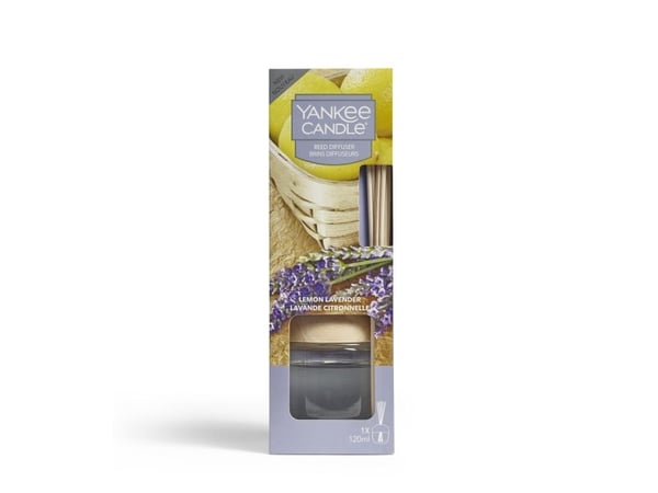 Yankee Candle Lemon Lavender, Tuoksupullo, Aromadiffuusori ruo''olla