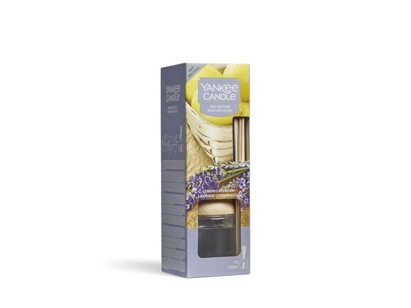 Yankee Candle Lemon Lavender, Tuoksupullo, Aromadiffuusori ruo''olla