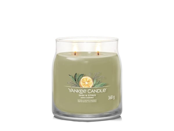 Yankee Candle YC Signature medium Sage & Citrus duftlys