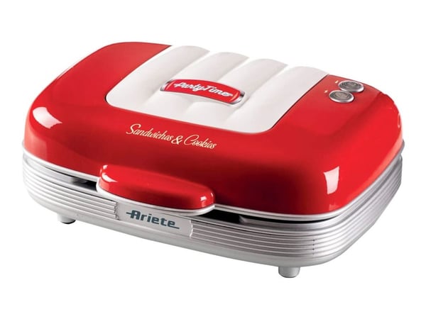 Ariete Party Time 3 In 1 Sandwich & Cookies R Ariete Party Time 3 In 1 Sandwich & Cookies R