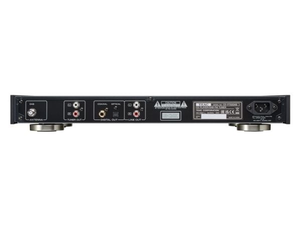 TEAC CD-P750DAB-B, 3,6 kg, Svart, CD-opptaker