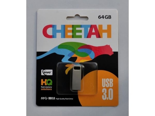 IMRO USB 3.0 CHEETAH/64GB USB-tikku Chrome