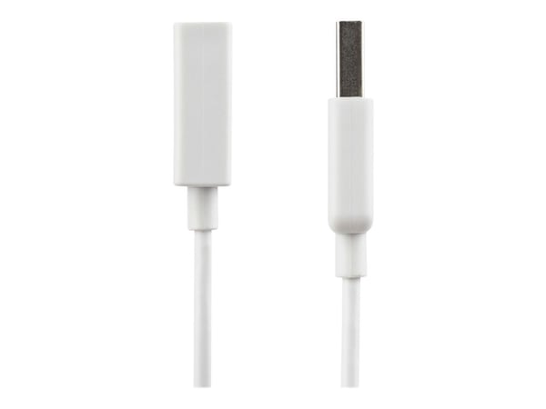 StarTech.com 3m USB2.0 m/f, 3 m, USB A, USB A, USB 2.0, Uros/naaras, Valkoinen