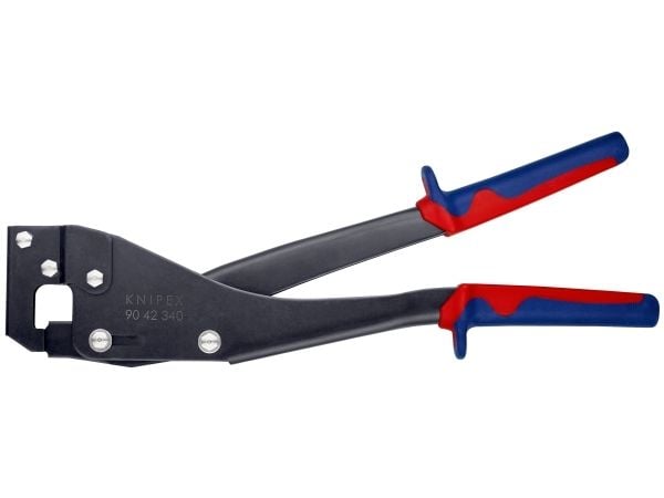 Knipex 90 42 340, Stål, Blå, Rød, 340 mm, 901 g