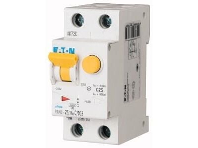 Yhdistelmäkytkin 13A 1P+N c-c - Eaton Yhdistelmäkytkin 13A 1P+N 30ma 6ka c-k pkn6-13/1n/c/003