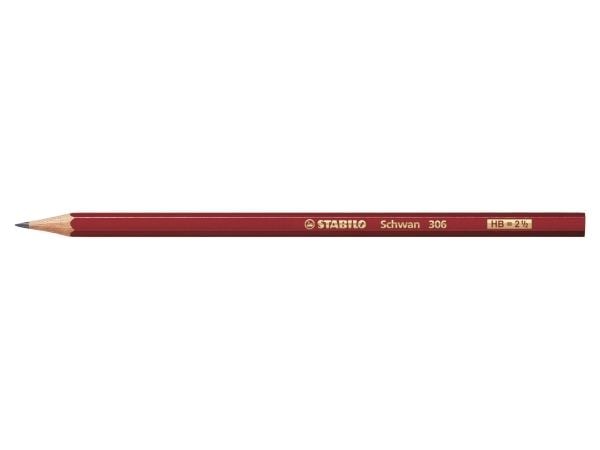 STABILO Schwan, HB, Röd, Hexagonal, Tjeckien, 2,2 mm, 7 mm STABILO Schwan, HB, Röd, Hexagonal, Tjeckien, 2,2 mm, 7 mm