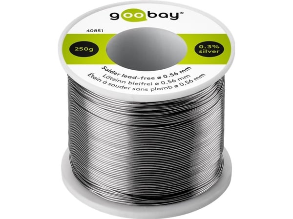 Lodning blyfri, ø 0,56 mm, 250 g Lodning blyfri, ø 0,56 mm, 250 g
