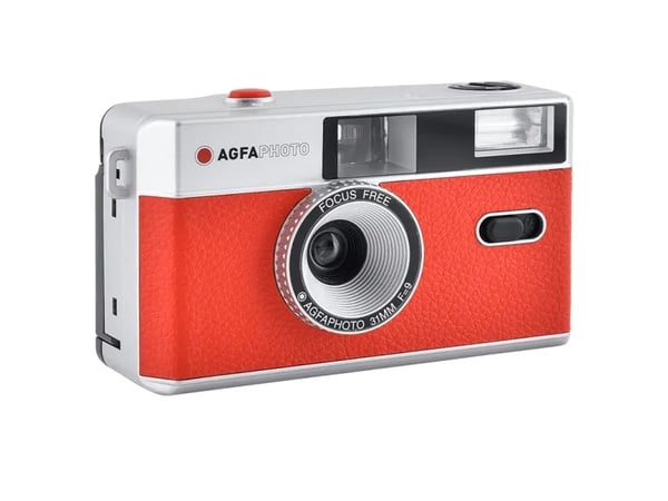 AgfaPhoto - Pek og trykk-kamera - 35mm - linse: 32 mm rød