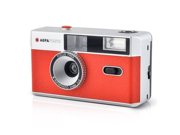 AgfaPhoto - Pek og trykk-kamera - 35mm - linse: 32 mm rød
