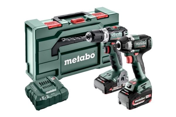 Metabo SET 2.9.2, Skrupistol, Pistolhåndtak, Sort, Grønn, Rød, 3050 RPM, 1,5 mm, 1,3 cm